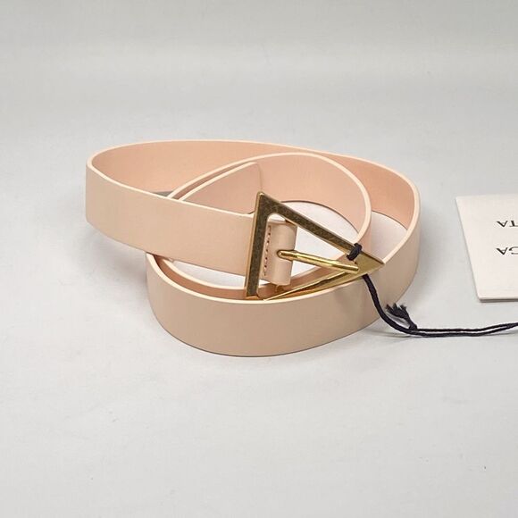 Bottega Veneta Triangle-Buckle Leather Belt size 80/32” main image 11